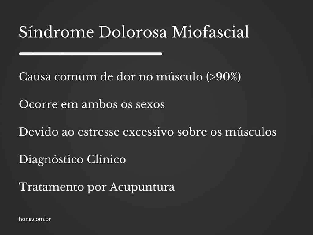 resumo Sindrome Dolorosa Miofascial