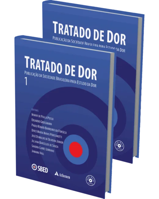 Capa: Tratado de Dor: publicação da Sociedade Brasileira para Estudo da Dor